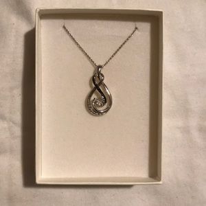 Kay Jewelers Infiniti Necklace w/ Diamond Accents